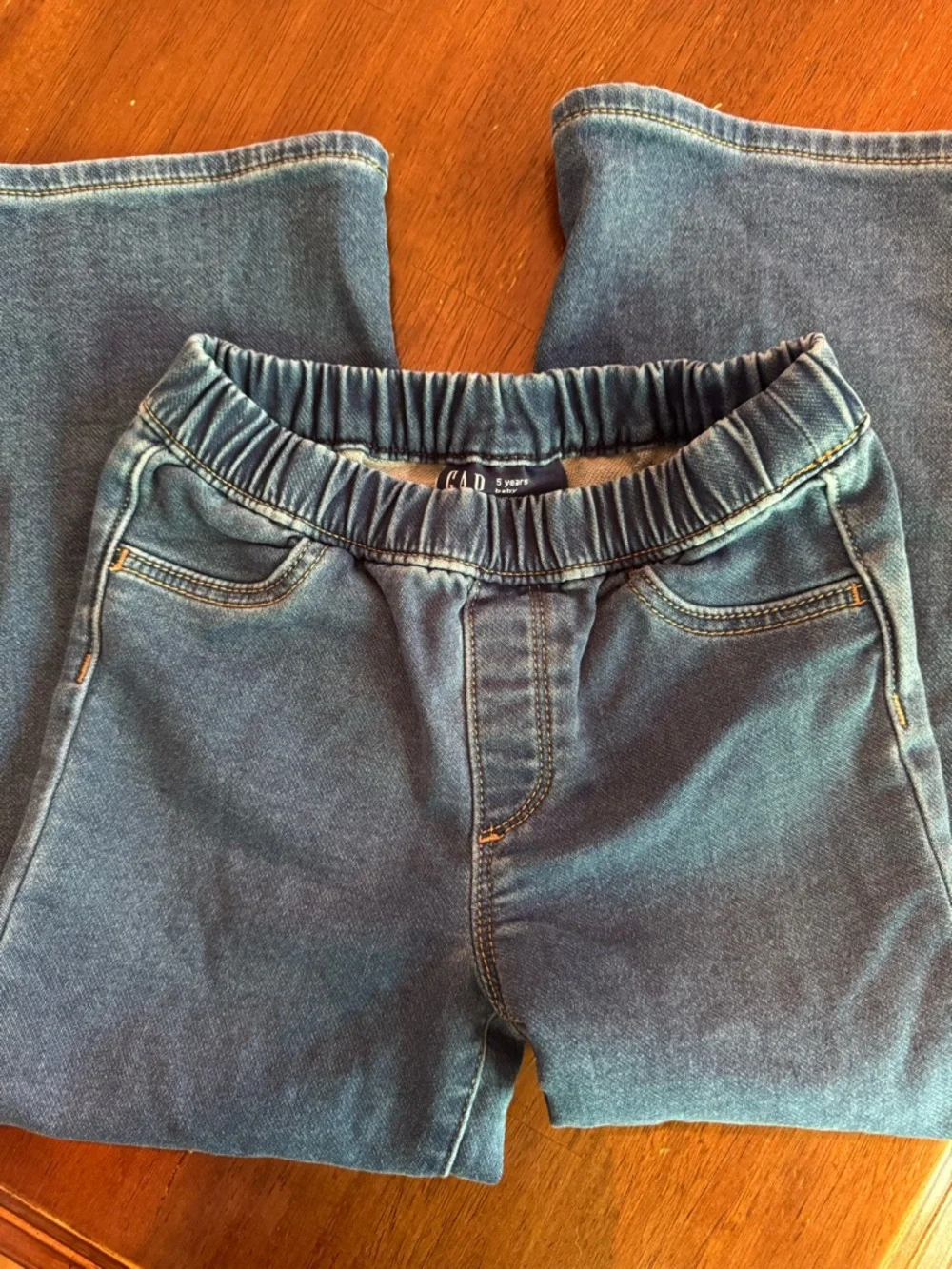 GAP Kids Elastic-Waist Denim Jeans Size 5